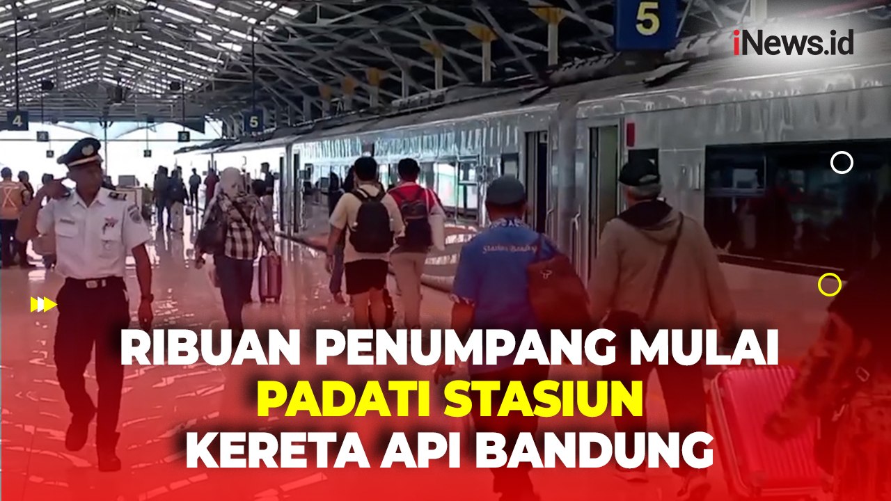 Libur Hari Raya Waisak, Ribuan Penumpang Padati Stasiun Kereta Api Bandung