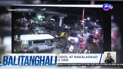 Motorsiklo, binundol at nakaladkad ng nakagitgitang van | Balitanghali