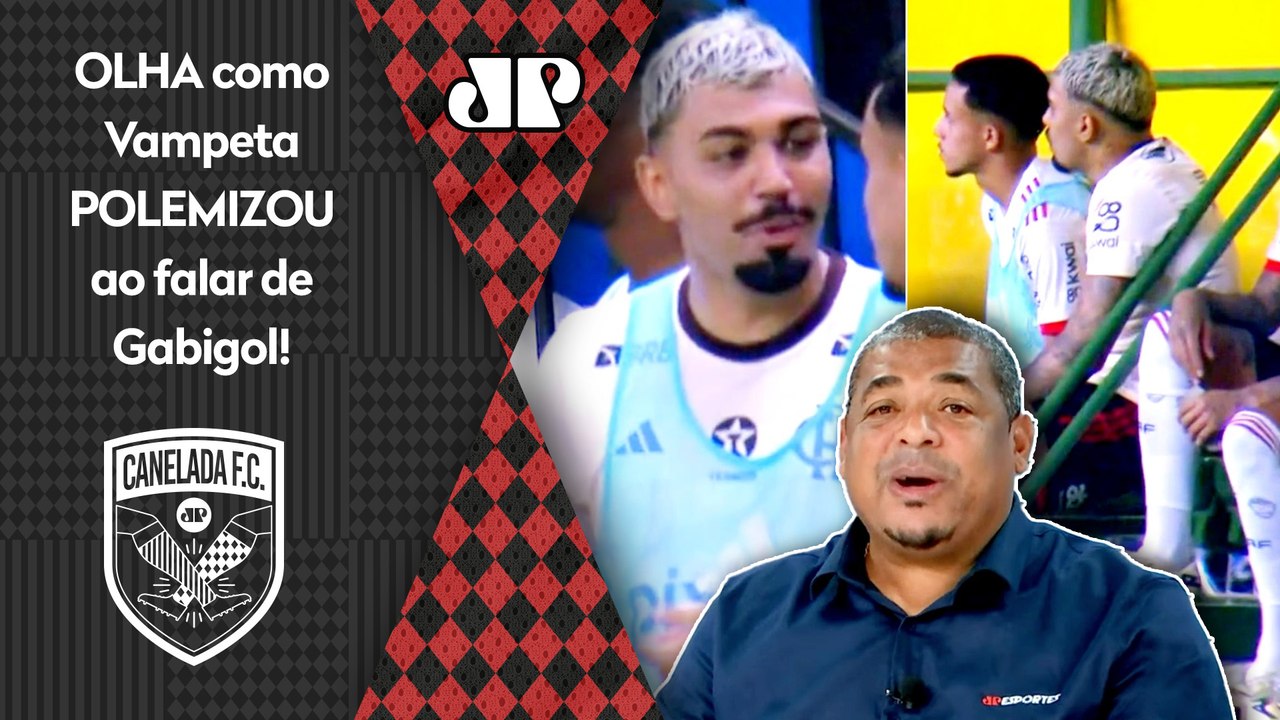 "O Gabigol foi CHAMADO de JUDAS e CANALHA! EU NÃO DUVIDO que ele..." Vampeta POLEMIZA sobre Flamengo