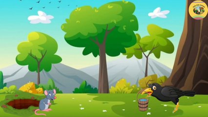 The cunning  crow is a short moral story in urdu|@urdukidscartoon123| مکار کوا