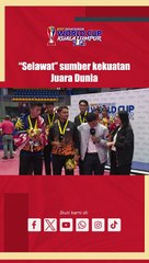 Reaksi Juara Dunia Sepak Takraw - Kategori Double