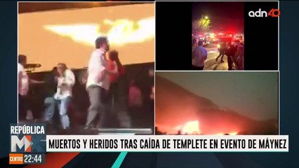 Se reportan cinco muertos y 50 heridos por desplome de escenario durante evento de MC