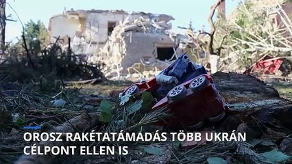 Civilek haltak meg orosz rakétatámadásban Ukrajnában