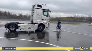 Euro NCAP reveals details of the first ever heavy truck Safety Rating tests at NCAP24
