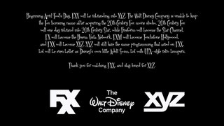 FXX rebrands to XYZ disclaimer and bumper