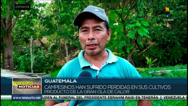 En Guatemala las altas temperaturas causan pérdida de granos en comunidades