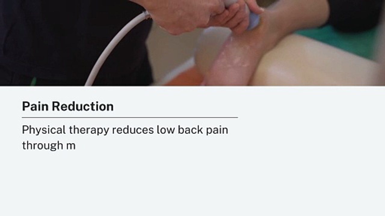 Seth Bellott Discusses 5 Impact of Physical Therapy on Low Back Pain