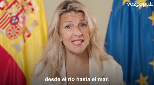 Palestina será libre desde el río hasta el mar : el vídeo de Yolanda Díaz que indigna a Israel