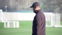 Bayern Munich target Vincent Kompany leading Burnley training - archive