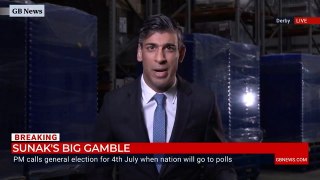 Rishi Sunak explains why he called the general election on July 4