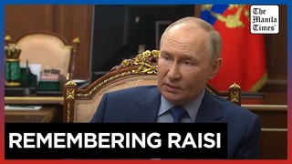 Putin praises late president and Russian-Iranian relations