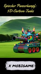 INSANE 3D TANK BATTLE | Tank War in Cartoonish World