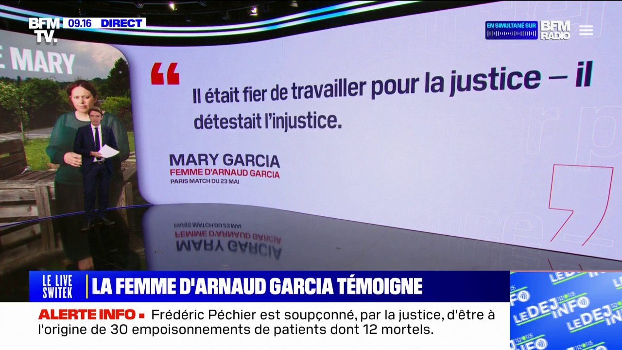 LES ÉCLAIREURS - "Il était fier de travailler pour la justice": la femme d'Arnaud Garcia, l'agent pénitentiaire mort lors de l'évasion de Mohamed Amra, témoigne
