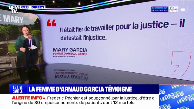 LES ÉCLAIREURS - Il était fier de travailler pour la justice : la femme d'Arnaud Garcia, l'agent pénitentiaire mort lors de l'évasion de Mohamed Amra, témoigne