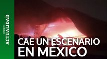 Varios muertos y heridos en México tras caer el escenario en un mitin de Álvarez Máynez