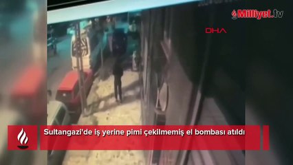 İstanbul'da bir iş yerine el bombası atıldı