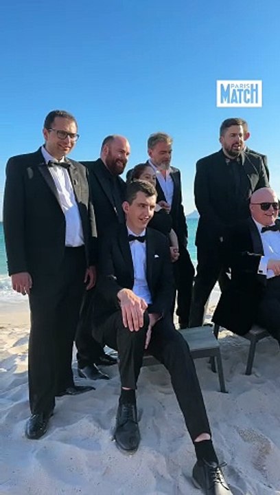 Séance photo avec Artus et son équipe