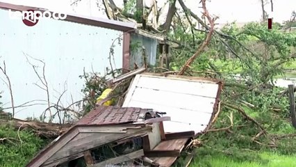Tornada Iowa AS Ratakan Rumah-rumah di Kota Kecil