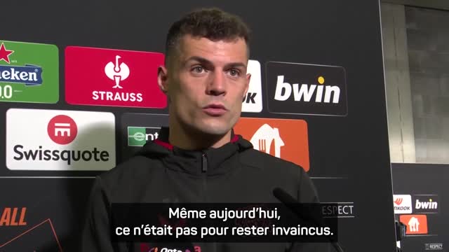 Leverkusen - Xhaka "se moque" de l'invincibilité après la défaite