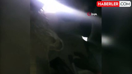 Barajda mahsur kalan 3 balıkçı kurtarıldı