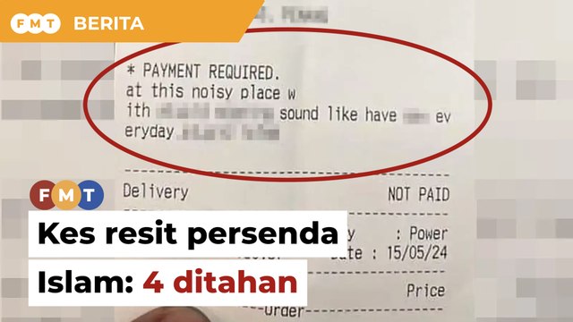 3 warga Myanmar antara 4 ditahan kes resit persenda Islam