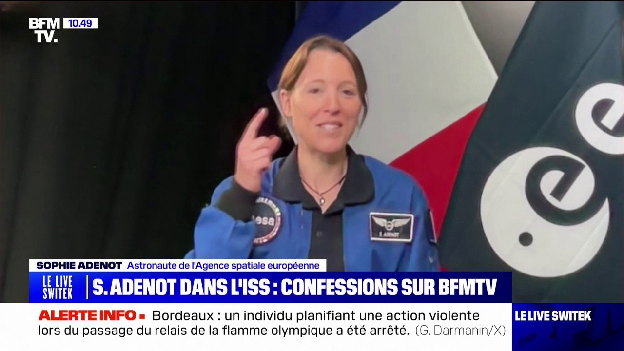 "Dans deux ans, je serai dans l'espace": Sophie Adenot se confie sur son séjour dans l'ISS au printemps 2026