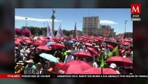 Claudia Sheinbaum garantiza la educación pública durante su visita en Chihuahua