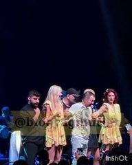 Serdar Ortaç'ı sahnede 3 kişi zor tuttu!