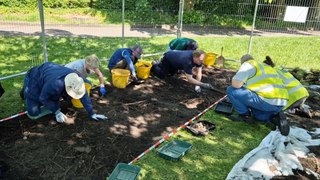 What's it like to take part in an archaeological dig?  I joined the excavation at Shaftesbury Park, Carrickfergus to find out