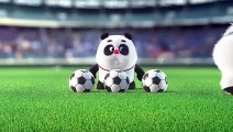 【Bamboo Panda❤️】Nothing is impossible   Chinese Short Animation  熊猫班卜funny panda パンダ football