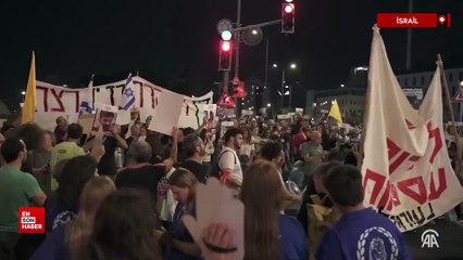 İsrail'de Netanyahu protestosu