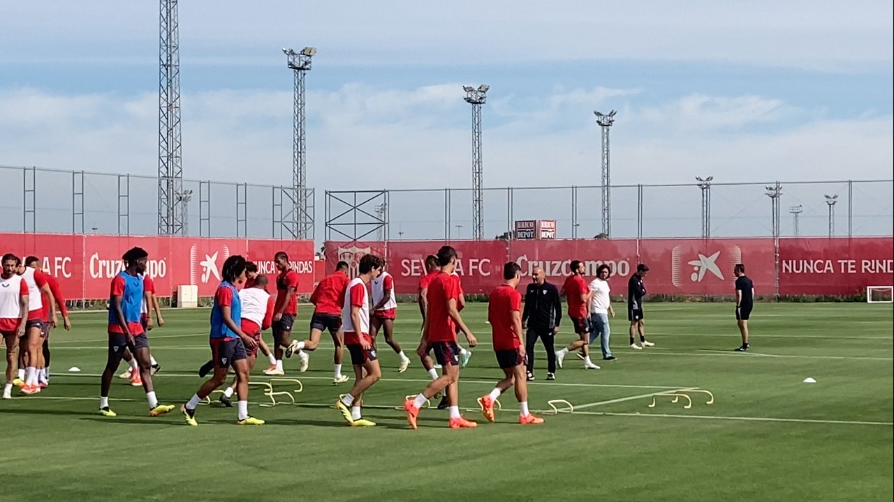 Entreno del Sevilla