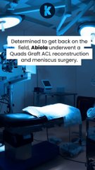 Abiola's Remarkable Journey from Injury to Triumph at Knee Clinic Manchester