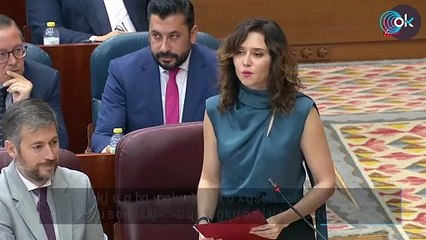 Ayuso acusa a la izquierda de hacer "con Hamás lo mismo que con ETA": "Mata, que yo te daré un Estado"
