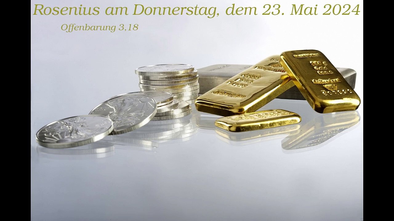 Rosenius am Donnerstag, dem 23. Mai 2024