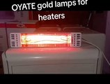 Short wave full gold coated electric IR heating element 2000W quartz heat tube infrared halogen heating lamps