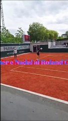 Sinner e Nadal al Roland Garros 2024 (23 Maggio 2024) di Enrico Milani