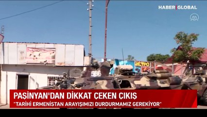 Paşinyan'dan dikkat çeken çıkış: "Erivan'da oturup Kars hayali kuranlar Erivan'ı kaybeder"
