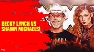 Becky Lynch vs Shawn Michaels happened