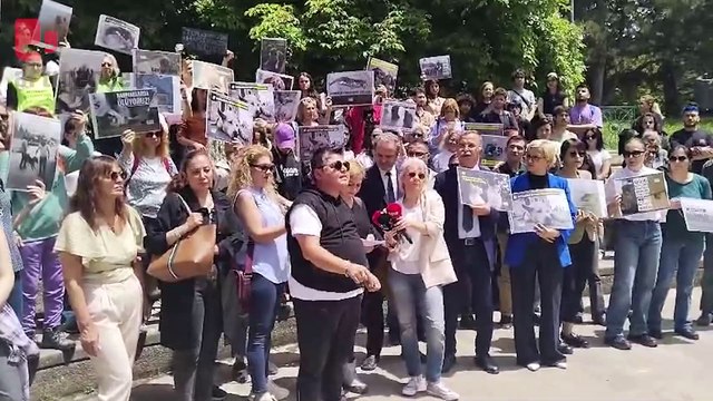 Hayvan hakları savunucuları Meclis önünden seslendi: ‘Katliam yasası’ çekilene kadar sokaktayız | Haber: Seda TAŞKIN