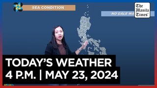 Today's Weather, 4 P.M. | May 23, 2024