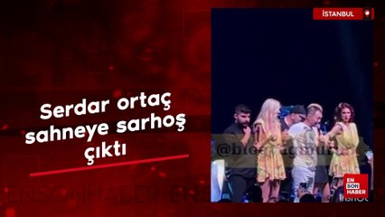 Serdar Ortaç sahneye sarhoş çıktı