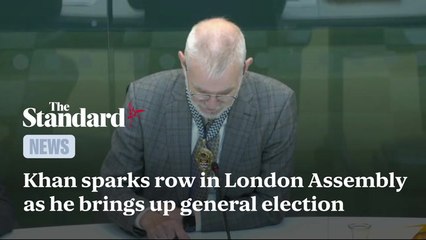 Sadiq Khan Sparks Row As He Brings Up General Election Campaign During London Assembly Session