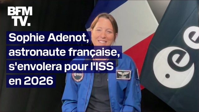 “Dans deux ans, je serai dans l’espace”: L’astronaute Sophie Adenot partira en mission à bord de la Station spatiale internationale en 2026