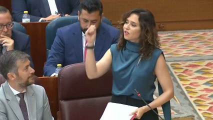 Ayuso acusa a Sánchez de querer que las democracias traten a Hamás "como a ETA": "Mata y te daré un Estado"