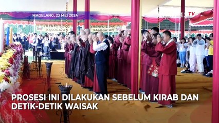 Menuju Detik-detik Waisak Umat Buddha Jalani Puja Bakti hingga Kirab dari Candi Mendut