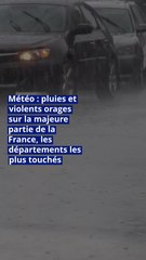 Video herunterladen: Météo : pluies et violents orages sur la majeure partie de la France, les départements les plus touchés