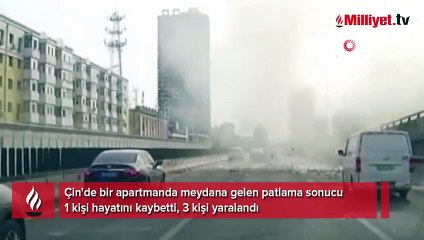 Çin'de apartmanda patlama
