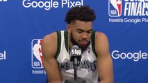 Timberwolves - l change hilarant entre towns et edwards : 