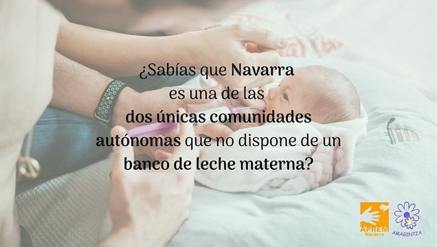 Piden un banco de leche materna donada en Navarra